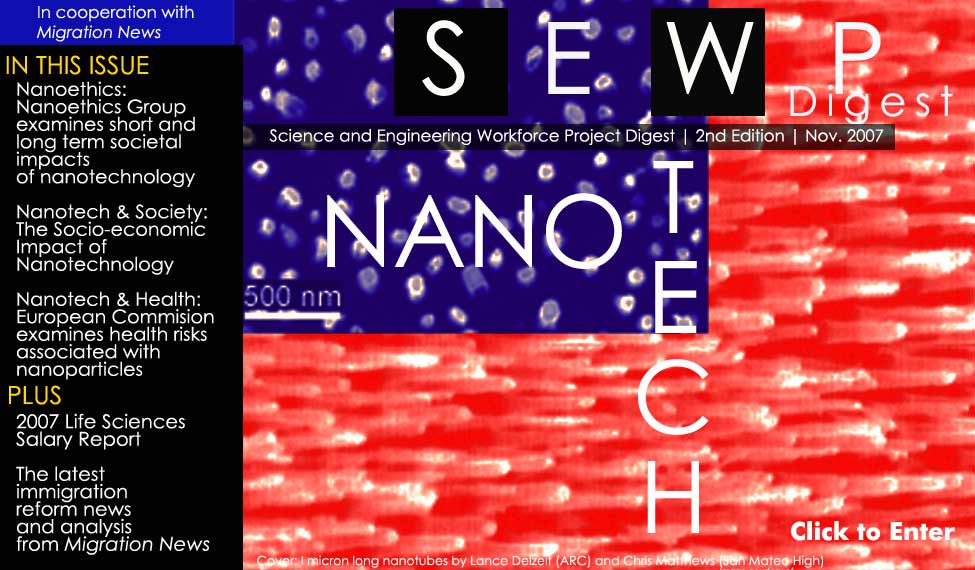 Science and Engineering Workforce Project Newsletter - SEWP Digest - November 2007